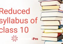 Reduced syllabus of class 10 cbse 2020-21 pdf